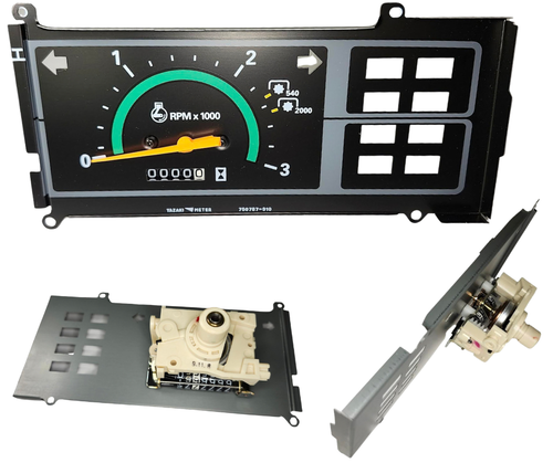 Mahindra tachometer 19632911530 dash‑mounted RPM gauge for 2015 and 2216 Gear/HST compact tractors, OEM instrument cluster gauge used in the main electric system to display engine speed.