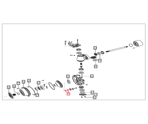 Mahindra Front Axle Spindle Shim 0.5mm E006509380D1 for 3535, 4035, 4535, 4025, 5035, 3540, 3550, 4540, 4550, 3640 & 3650 Tractors