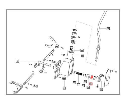 Mahindra transmission oil seal 20 x 40 x 7 part 000013859P04 fits Mahindra 20 Series 5520, 6520, 7520, 60 Series 7060 and 8560 (including cab models), mPower 75 and 85 platform and cabin tractors, and 8000 Series 8090 and 8100 cab tractors, sealing shafts in the speed shifting, range shifting, and differential lock systems to keep gear oil in and contaminants out.