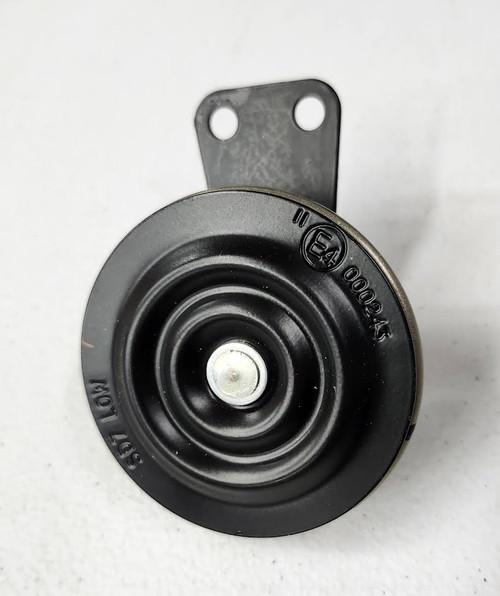 Mahindra horn 35833683000 fits Mahindra Max XL Series Max 26XLT HST and Gear and Max 25XL HST tractors, along with 1600 Series 1635 Gear, 1635 Gear Refresh, 1635 HST, 1635 HST Refresh, and 1635 HST cab models, providing the electric safety warning horn mounted on the tractor frame or cab.