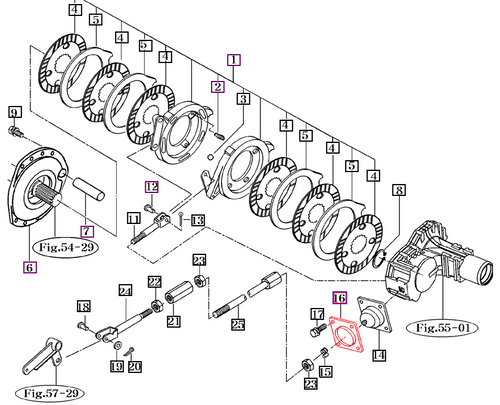 Mahindra brake boot plate 14443270050 T=1.2 for mounting rubber boot 14443270040 on 2310 and 2810 4WD Gear tractor brake pedals.
