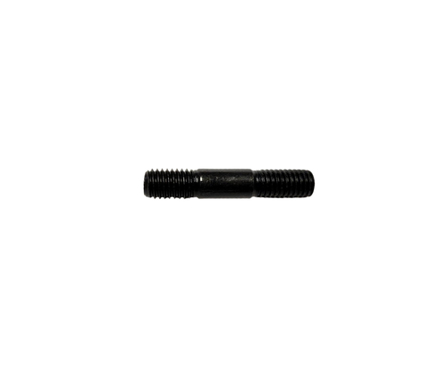 Mahindra stud both ends M8 x 1.25 x 45 grade 8.8 (006000557F1) for fuel injection pump, injector nozzle and fuel/pipe bracket mounting on multiple Mahindra tractor engines.