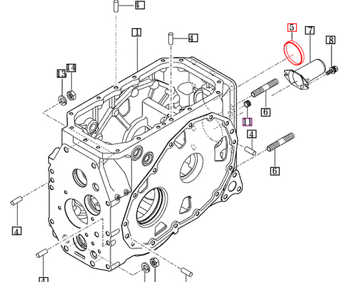 Mahindra cap 80 17972400050 is a genuine OEM transmission rear case cap for Mahindra 6110 Gear Cabin, 2565 Gear Cabin T4, 2665 Gear Cabin, and 2670 PST Cabin tractors.