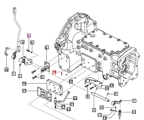 Mahindra O-ring clutch port 007205447D1 is installed in the clutch release mechanism on 35 Series 4035 PST and 5035 PST, 3500 Series 3540 and 3550 PST/HST T4 platform and cab tractors, and 3600 Series 3640 and 3650 PST platform and cab models, as well as in the wet PTO clutch and PST valve assemblies on 6000 and 7000 Series 6065/6075/7085/7095 tractors and in the power steering and HST assemblies on 8000 Series 8090/8100 cab and 1100 Series 1120/1123/1126 sub‑compact tractors. This small hydraulic O‑ring seals clutch and PTO hydraulic ports to prevent fluid leaks and maintain operating pressure in Mahindra clutch, PST, wet PTO and HST systems.