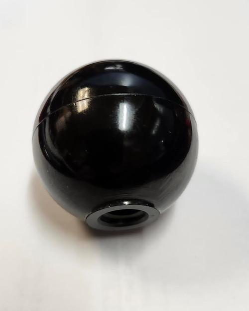 Mahindra KMW14093117 loader handle knob, a threaded joystick grip that fits the cross loader valve control lever on KMW‑ML111 front end loaders for 2815 and 3316 4WD/HST tractors.