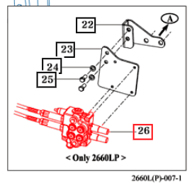 Mahindra loader valve assembly, joystick 85923005000 for 2660CL loader on 2600 Series 2660 tractors – Bill's Tractor Parts