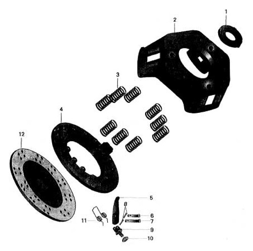CLUTCH COVER ASSEMBLY FOR MAHINDRA TRACTOR (005555040R91 REPLACED BY 001099327R92)