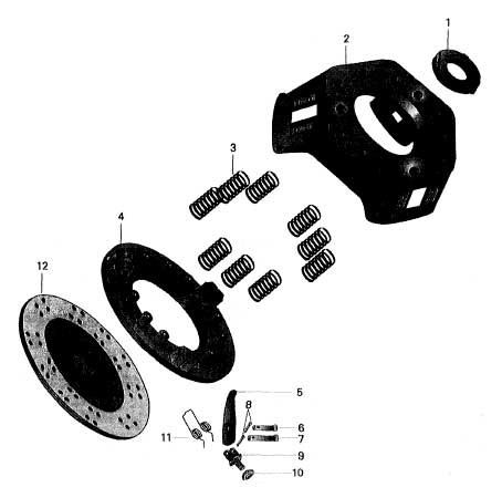 Mahindra 11 inch REPCO clutch cover assembly 001099327R92 replacement for 005555040R91 used on 475 DI 575 DI E40 350 and 450 tractors