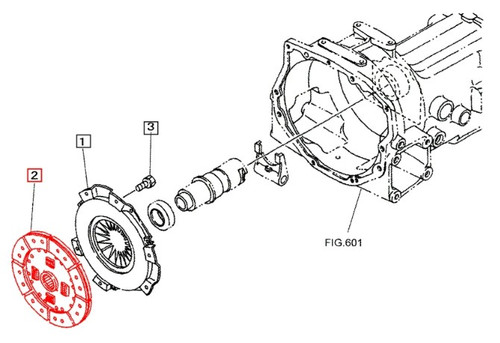 CLUTCH DRIVEN DISC (2015 & 2216) (19631112000)