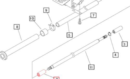 COVER FOR DRIVELINE FOR 3215 MAHINDRA TRACTOR #8 (19561905AG0)