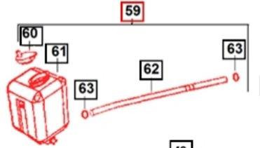 Mahindra Coolant Recovery Tank Assembly (006002260C91 / 006024003H91) – Fits 25, 30, 35, 00, 20, 3500 & 3600 Series