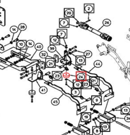 DECK RUBBER BUMPER FOR (BASIC 60") MOWER (AME013679)