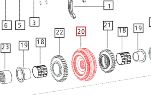 DOUBLE CONE SYNCHRONIZER (006505151D1)