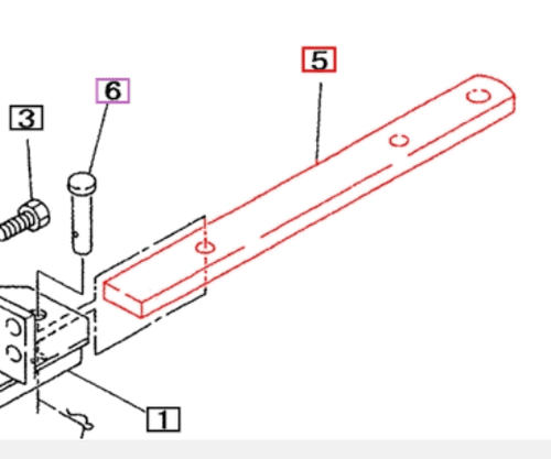 DRAW BAR FOR 2015 MAHINDRA TRACTOR (19673102BR0)