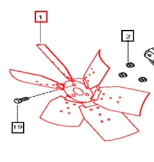 FAN, COOLING (006000515F1)