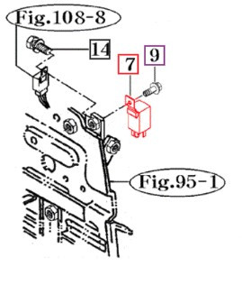 Mahindra emergency flasher unit 15606642401 for 4010 4110 4510 7010 eMax 22 25 20S and 2540 2545 2645 tractor turn signal and hazard light systems.