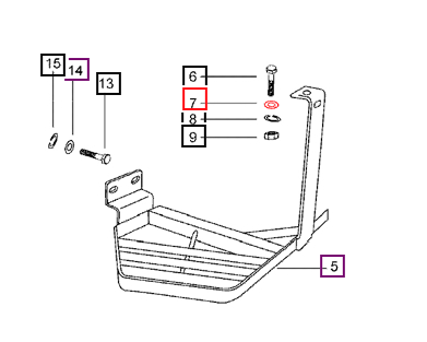 Mahindra flat washer plain 8.5 x 20 000061115M01 sold per each for multiple Mahindra tractor sheet metal, throttle linkage and front hub applications