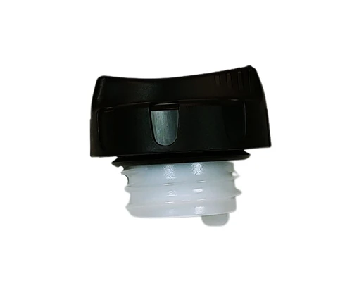 Mahindra cab-version fuel tank cap assembly 19143102201, replacing 19143102200, for 2538/2545/2638/2645 cab tractors, mForce 100/105/105XL and 9000 Series cab tractors – OEM diesel fuel cap from Bill’s Tractor & Equipment