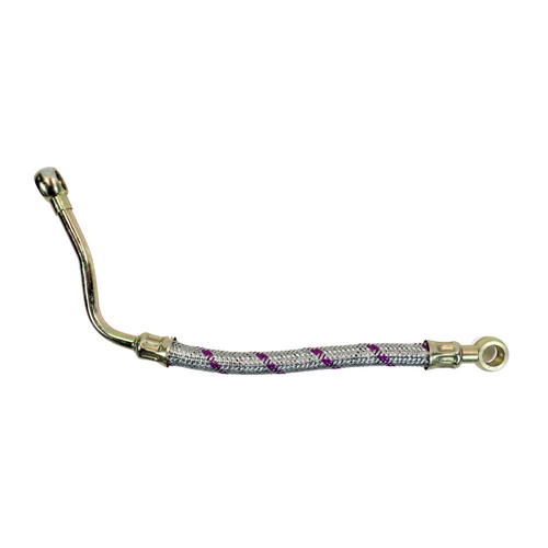 Mahindra fuel line 006000354F3 from fuel filter to injection pump for 4500, 5500 and 6000 Tier 1 tractors replaces 006000354F1, 006000415F1, 000020511E05, 006000354F2 and 006000415F2