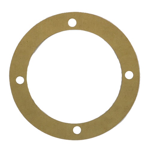 Mahindra transmission hollow PTO shaft gasket 005552623R1 for 485 DI and 575 DI tractors, sealing the hollow shaft sleeve carrier around the hi/low shifter housing in the CRPTO gear and shaft section.