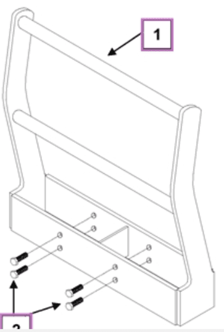 KIT, GRILL GUARD (2615, 2815, & 3015) (KMW15902021)