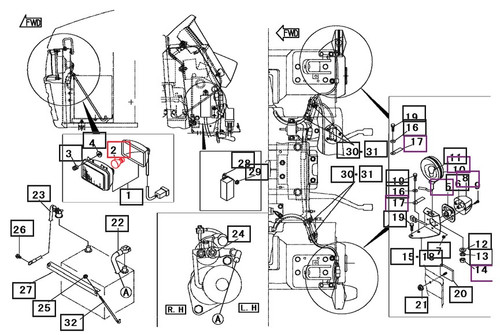 Mahindra 09808123509 OEM replacement bulb for 15 and 16 Series 2015, 2216, 2615, 2816 and 3015 tractor chassis electrical systems.