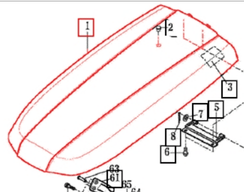 Mahindra OEM front hood assembly 12606202000MR for 10 Series 5010 Gear Cabin, 5010 HST Cabin, 6010 HST Cabin and 6110 Gear Cabin tractors covering the engine and grille area.