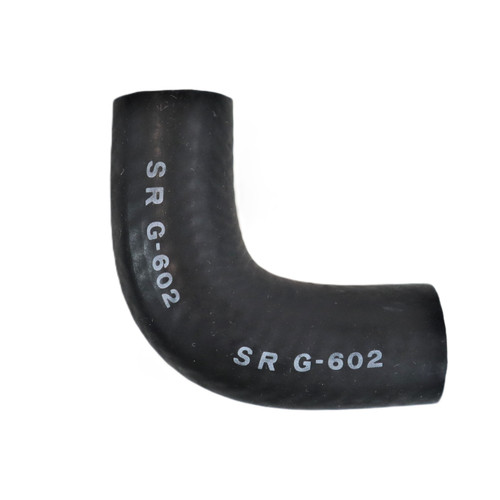 Mahindra hydraulic elbow fitting 10442518002, OEM steel elbow used to join hydraulic lines on Mahindra 2415, 2516, 3016, Max 22/24/25/26/28 XL, Max XL, 1526 and 1626 tractors within the main hydraulic line circuits.