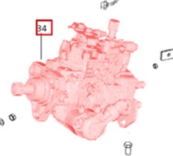 Mahindra rotary injection pump 006000905F1 for 6500 6520 6530 tractor Tier 2 fuel injection system assemblies