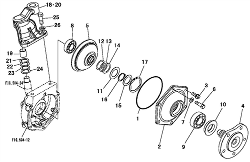LARGE O-RING SEAL FOR FRONT AXLE FOR  MAHINDRA TRACTOR (08300501350)