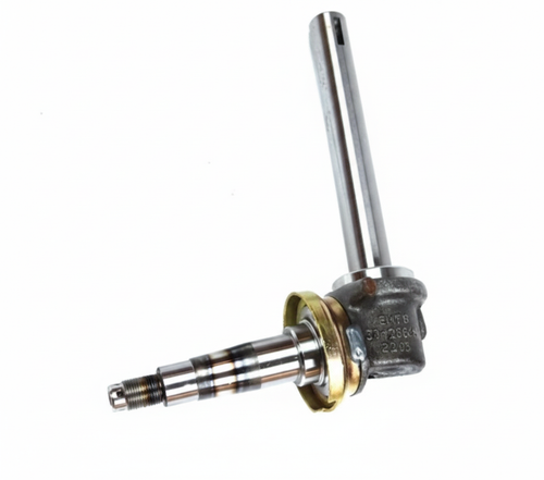 Mahindra left spindle / steering knuckle assembly 001127035R96 for 3825 2WD‑T4 and 475 DI/E40 tractor steering knuckles, arms, drag link, and tie‑rod group assemblies