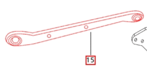 Mahindra lower 3-point lift arm E007200430C11 fitting 3550 5530 5565 6030 6530 tractors left or right side