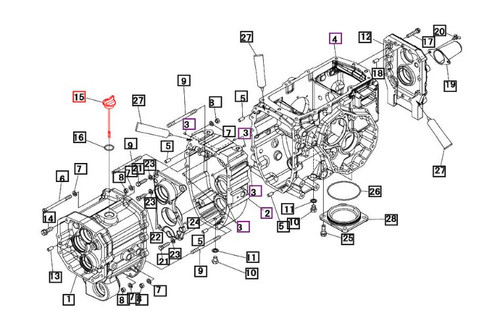 Mahindra Hydraulic Transmission Oil Fill Cap Dipstick Plug 19812472002 For 15 16 1500 1600 And Max Gear Series Tractors Including 2015 2415 3215 1526 1533 1538 2216 2516 3016 3316 3616 Max 26 Xl Max 26Xlt And Max 28 Xl With O Ring 08300100280 Sold Separately.