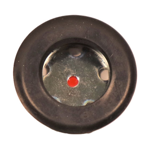 Mahindra round oil level indicator window sight glass 11103062000 for checking transmission and hydraulic oil level in the rear transmission case on select 10 Series, 2500, 2600, and eMax tractors.