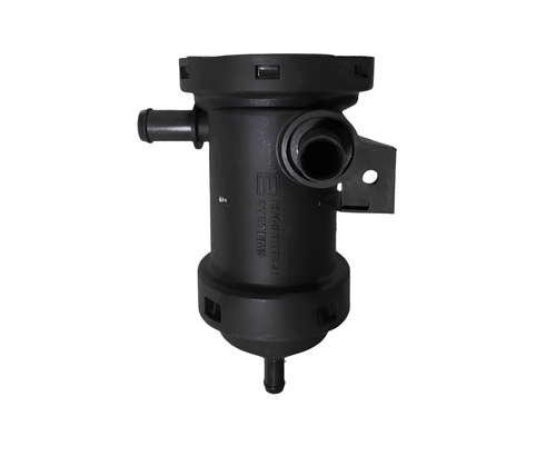 Mahindra PCV / oil separator 006002227B1 mounted on the valve housing cover to separate oil from crankcase vapors on 3505 3325 3525 3825 4025 4525 5035 5525 6025 5520 6520 5530 6030 6530 4500 5500 6000 6500 5545 4540 4550 8560 2540 2538 2545 2638 2645 1640 3640 3650 1533 1538 2555 2655 2660 2670 tractors.