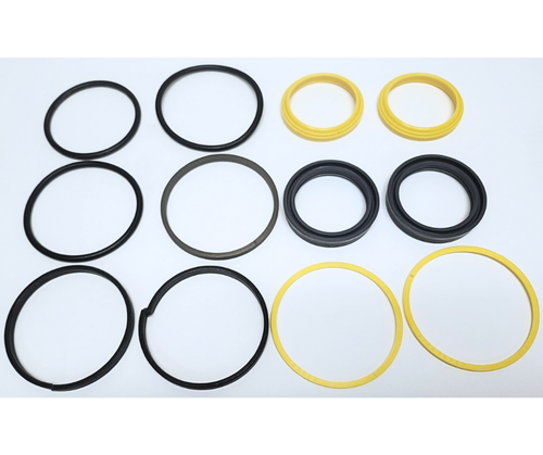 Mahindra Ognibene front axle power steering cylinder 007207914B1 for 3540/3550 PST & HST (platform and cabin) and 4540/4550 4WD‑T4 tractors, driving the tie‑rod through the steering guard assembly for smooth, low‑effort steering.