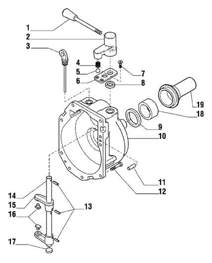 Mahindra PTO oil seal 025150 006500719C1 for PTO outer controls and transmission on 4500, 5500, 6000, and 6500 4WD tractors.