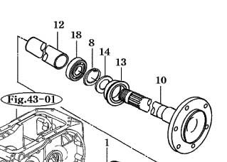 Mahindra rear axle mechanical seal assembly 14723242100 for 2310 HST, 2810 HST 4WD, 3510 HST, and 4010 HST tractors, round mechanical seal installed in the rear axle housing to retain gear oil and protect axle and HST components.