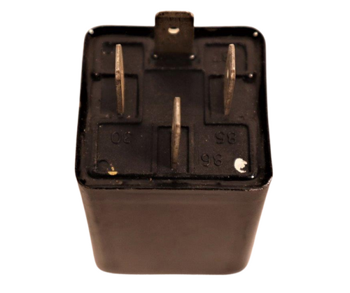 Mahindra KSB timer E007700570D91 shown as a small black electronic relay/module that mounts in the electrical system of 5520, 6520 and 7520 tractors and controls the KSB cold‑start advance on the injection pump, affecting smoke and performance during warm‑up.