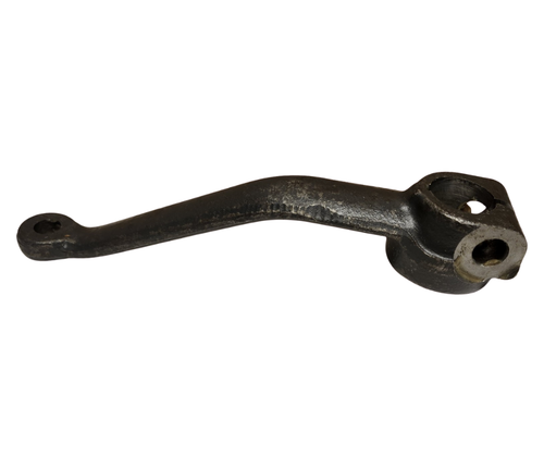 Mahindra right-hand steering knuckle arm 001127655R1, a forged RH steering arm that bolts to the steering knuckle and connects to the drag link/tie rod on 05, 25 and selected 4500 Series 2WD tractors.
