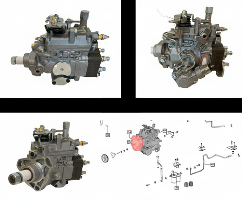 Mahindra OEM rotary fuel injector pump 006002839F1 for FIP, nozzle and pipings (Part 2) on 7520 2WD and 7520 4WD tractors.