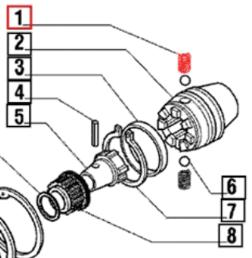 SPRING FOR 6500 4X4 MAHINDRA TRACTOR (006500676C1)