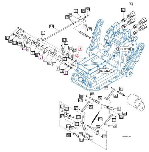 Mahindra square plug V7811600008 with alternate part numbers V7811600080, V7821000008 and V7811000008 used as a threaded square plug in brake housings, transmission mid cases, hydraulic position and draft link and front axle housings on Mahindra 10, 30, 2500, 2600, 5500, eMax, eMax L, mForce 100, mForce 105 and mForce105XL Series tractors including 2310, 2810, 3510, 4010, 4110, 4510, 5010, 4530, 5545, 2538, 2540, 2545, 2555, 2565, 2638, 2645, 2655, 2660, 2665, 2670, eMax 22/25 and eMax L22/L25.