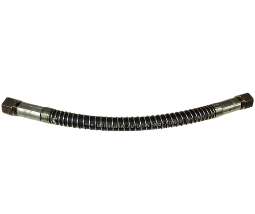 Mahindra power steering hose 007210533C91 for Mahindra 6065 2WD tractors, hydraulic steering hose used in the front axle steering system to route fluid between steering components.