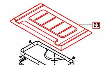 Mahindra cab tractor sun roof assembly 14527074201MR rectangular roof glass panel for 5010 6010 6110 2555 2565 2655 2665 mForce 100 105 cabins.