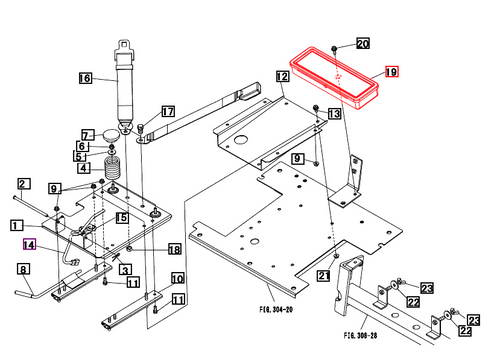 Mahindra seat-mounted steel tool box 6950916000 for 2015 2615 3015 2816 2216 1533 1538 1626 1635 1640 Max 25 and 26XLT compact tractors.