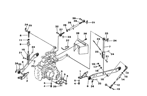 TRACTOR END OF STABILIZER UNIT FOR 2816 MAHINDRA TRACTOR (19643017000)