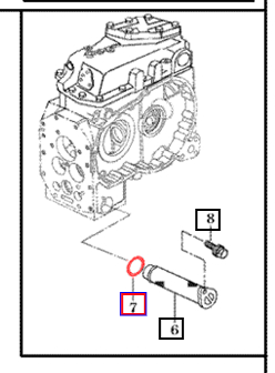 Mahindra hydraulic O-ring V7211031045 Spec G45 for 10 Series 2310 2810 3510 4010 4110 4510 7010 and 2500 2600 eMax 20S tractor hydraulic pipe cylinder case and HST seals.