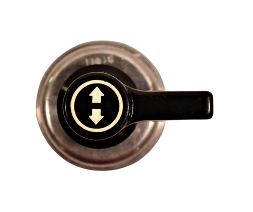 Mahindra rotary turn signal switch 005555896R91 / 005558683R91 used in the instrument panel on 3505, 4505, 5005, C4005 and E350 tractors to control the left and right indicator lamps.