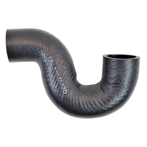 Upper radiator inlet hose 12621040120 for Mahindra 2538 2540 2545 2638 and 2645 Tier 4 tractors routing coolant from engine outlet to radiator.